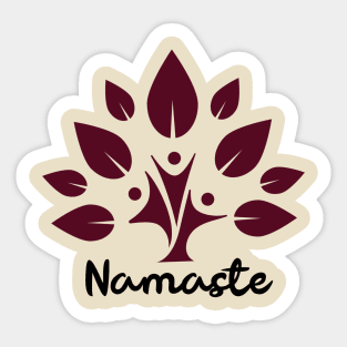 Namaste Sticker